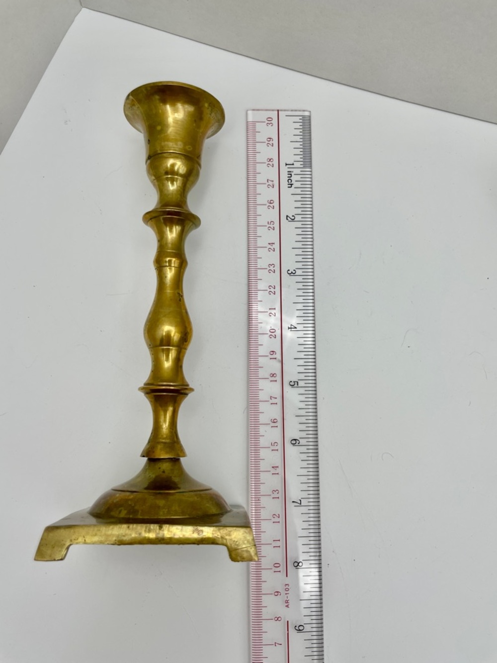 Brass Candlestick Set - Vintage Brass/Gold Home Accents - Picture 8 of 16